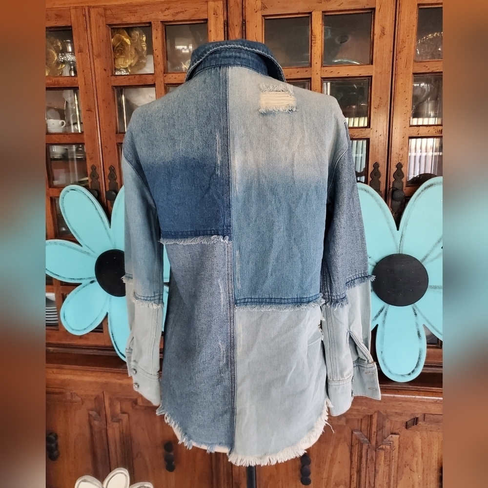 Steve Madden Blue Jean Jacket - Picture 5 of 9